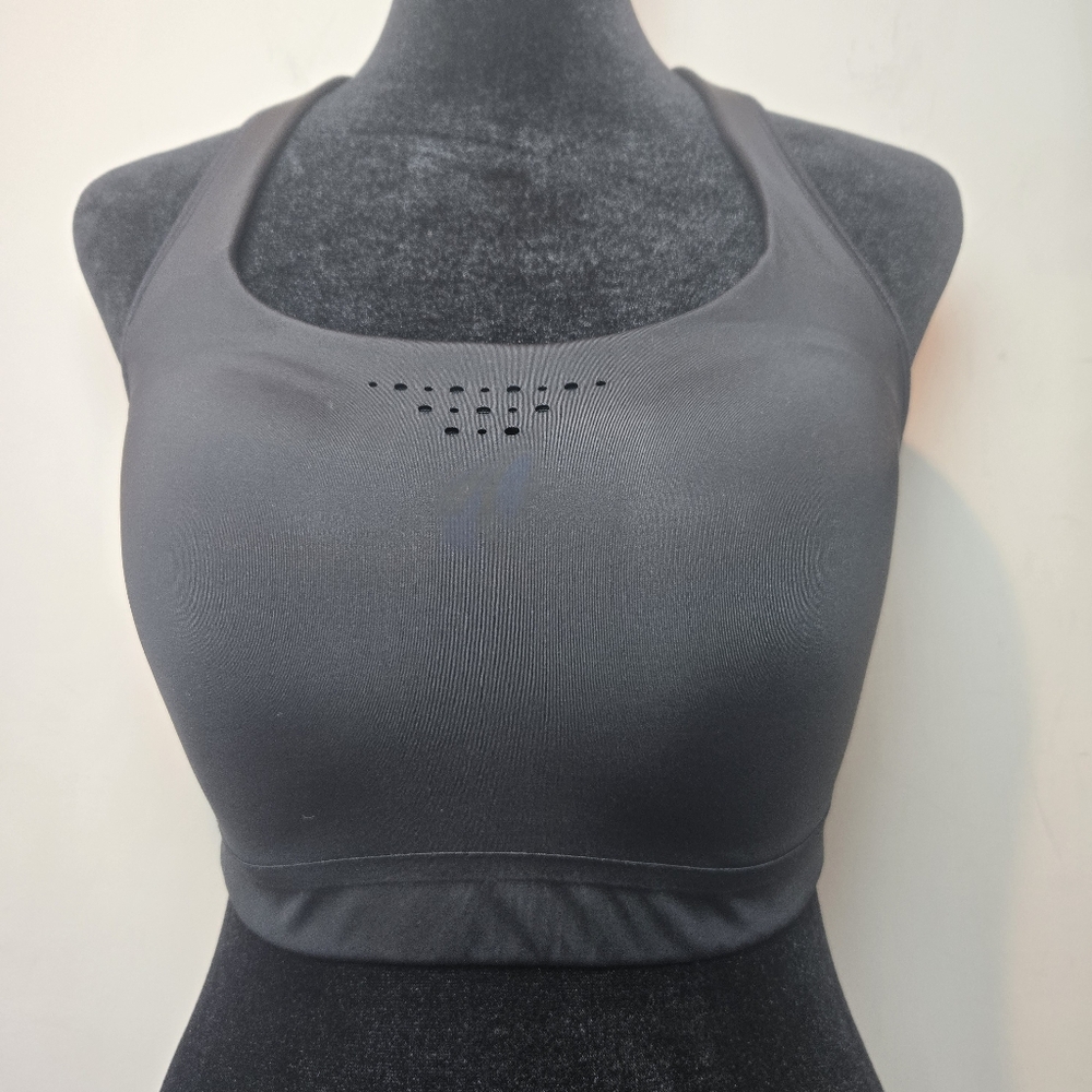Athleta Phenomena Sports Bra 32DD Wireless Padded Womens Black